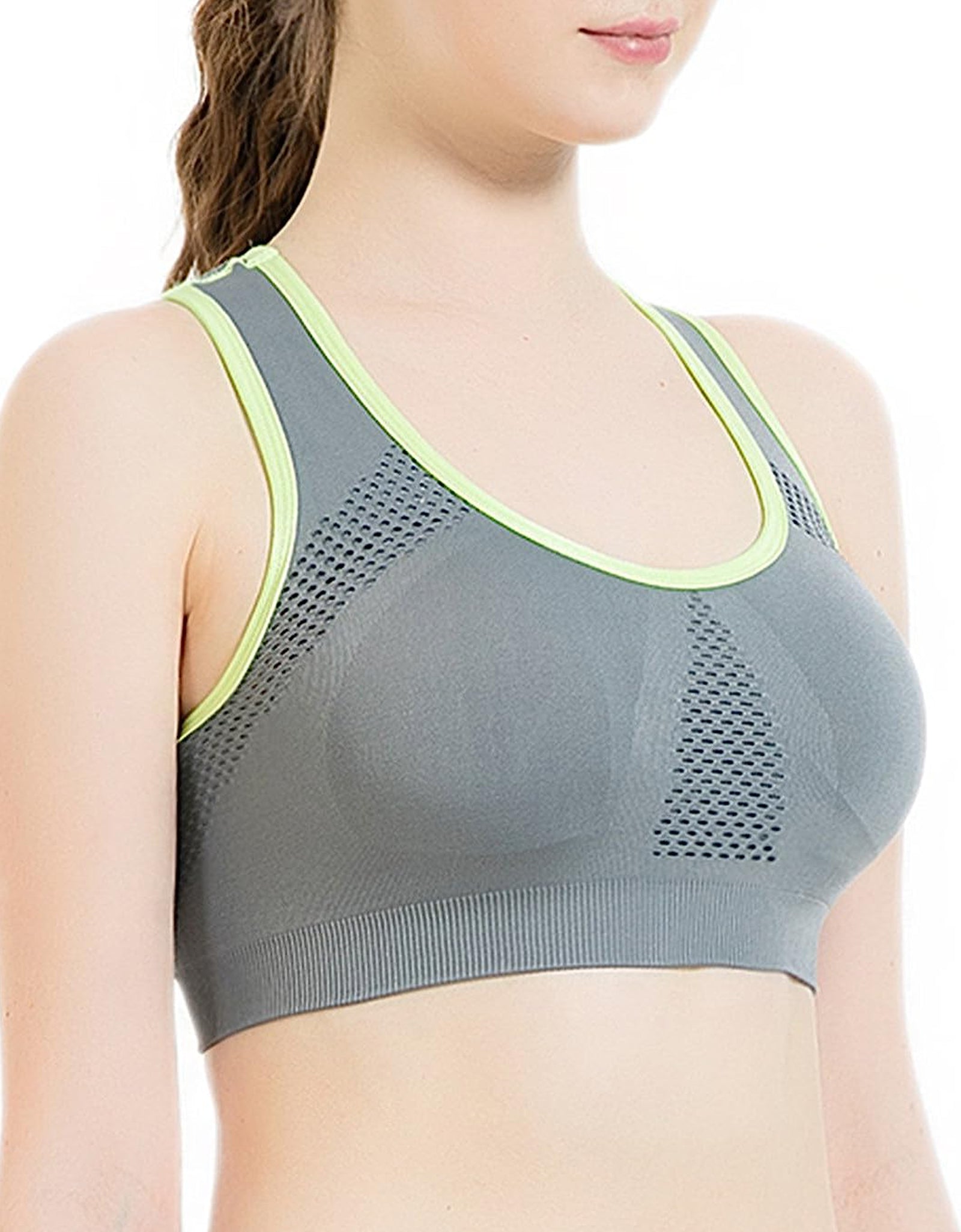 Women's Workout Sports Bras Fitness One Shoulder Yoga Cutout Bralette  Athletic Running Gym Quick Dry Brassiere Top Army Green at  Women's  Clothing store